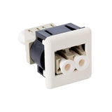 OCC AADLCM09 Duplex LC Multimode Fiber Optic Cable Connector, Yellow