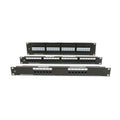 OCC ACC4888/110SIX 48-port Rack Mount Angled Patch Panel, 568A/B Wired, 2U