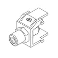 OCC AKF00 Keystone Snap-in F-Type Coupler