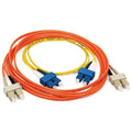 OCC D5LC-LC-15M Fiber Optic Jumpers and Pigtails Stock, LC to LC, Duplex, 15m, Orange