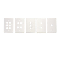 OCC DPK0601 Faceplate Double Gang FM KMJX6, Office White