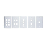 OCC DPK0601 Faceplate Double Gang FM KMJX6, Office White