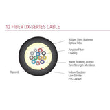 OCC DX002TSLA9OP Distribution 2-Fiber Singlemode Bend-Tolerant Fiber Optic Cable