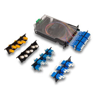 OCC FSCS812DSCP 12-Fiber Splice Cassette, Singlemode, (6) Duplex SC