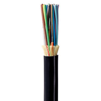 OCC HC072DSLACKR HC-Series 72 Fiber, SLA, High-Density Riser Indoor/Outdoor PVC Fiber Optic Tray Cable, PVC Jacket, Printed in Feet, 1000' (304.8m), Black