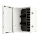 OCC OCO48NXS NEMA 4X Enclosure, Patch and Splice, Includes 1-W48S Kit with 2-24 Fiber Splice Trays, Transition Trays, Mounting Hardware, Cable Management, and Port Identification