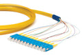 OCC P8LCUPC12-3M 12-Fiber Pigtail Assembly, SM LC-UPC, 3m