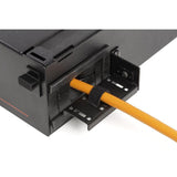 OCC RTC4U-12APBL RTC1U-HD4APBL 1RU Fiber Termination Enclosure, 4 Adapter Panels, Black