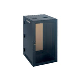 OCC WC818 Wall Mount Cabinet, 15"x21"x16", Black