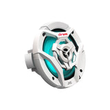 JVC CS-DR621MWL drvn 6.5" 2-Way Marine Speakers with RGB LED, White (Pair)