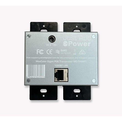 Just Add Power MC-TXWP1-BL MaxColor Series 2-Gang 4K60 Wallplate Encoder, Transmitter
