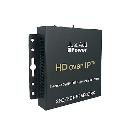 Just Add Power VBS-HDIP-515POE 2G Omega Series 2G/3G+ Receiver with USB and Stereo Audio Output