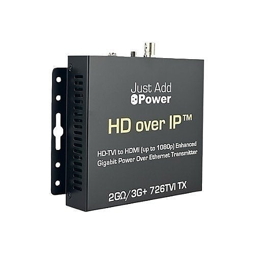 Just Add Power VBS-HDIP-726TVI 2G/3G HD-TVI to HDMI Transmitter, 1080p, 10W PoE