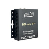 Just Add Power VBS-HDIP-ST1 3G Ultra Series Stereo Gigabit PoE Sound Transceiver, 10W PoE