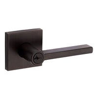 Kwikset 97402-822 740HFL SQT 11P SMT Halifax Square Lever with SmartKeySmart Lock, Keyed, Venetian Bronze