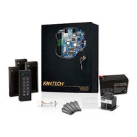 Kantech SK-CE-4-SCM KT-4 Starter Kit with Security Software, Controller, 4-Reader, Transformer and Battery