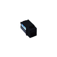 Lutron CON-1P-C6-BL Telephone / Network Jack Connector; 8-Conductor; RJ45 Category 6; Black