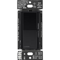Lutron DVRF-6L-BL Diva Smart Dimmer Switch for Caseta; 150W LED; Single Pole; No Neutral Required; 120V; Black