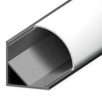 Lutron LU-45T-K LED Tape Light Angled; Large Extrusion Bundle; Surface-Mount; 8FT; Aluminum Channel; Frosted Lens; Accessories Included