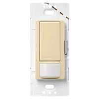 Lutron MS-OPS2-IV Maestro Motion Sensor Switch; Ground or Neutral Required; 2A Lighting; 120V; Single Pole; Ivory