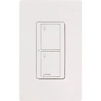 Lutron PD-5WS-DV-WH Caseta In-Wall Smart Switch PRO; No Neutral Required; 5A Lighting or 3A General Fan Load; 120 / 277V; Single Pole / 3-Way; PD-5WS-WH; White