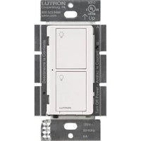 Lutron PD-6ANS-WH Caseta Original Smart Switch; 6A Light or 3.6A Fan; Neutral Required; 120V; White