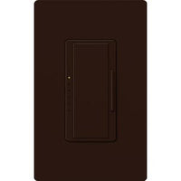 Lutron RRD-PRO-BR Maestro RF PRO LED+ Dimmer; Works with RA2 / RA3 Systems; Phase Selectable; LED /  ELV /  MLV; Neutral Optional; 120V; Brown