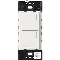 Lutron RRST-HN2B-RW Sunnata RF 2-Button Hybrid Keypad for RA3 Systems; 150W LED; Neutral Required; Single Pole; 120V; Architectural White