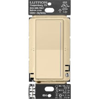 Lutron RRST-PRO-N-IV Sunnata RF PRO LED+ Touch Dimmer for RA3 Systems; Phase Selectable; LED /  ELV /  MLV; Neutral Required; 120V; Ivory