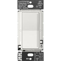 Lutron RRST-PRO-N-RW Sunnata RF PRO LED+ Touch Dimmer for RA3 Systems; Phase Selectable; LED /  ELV /  MLV; Neutral Required; 120V; Architectural White