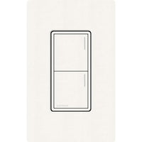 Lutron RRST-W2B-BW Sunnata RF 2-Button Wall Keypad for RA3 Systems; Neutral Required; 120-277V; Brilliant White