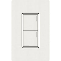 Lutron RRST-W2B-RW Sunnata RF 2-Button Wall Keypad for RA3 Systems; Neutral Required; 120-277V; Architectural White