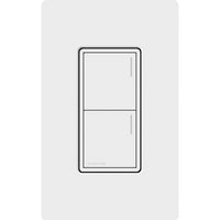 Lutron RRST-W2B-WH Sunnata RF 2-Button Wall Keypad for RA3 Systems; Neutral Required; 120-277V; White