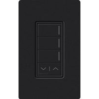 Lutron RRST-W3RL-MN Sunnata RF 3-Button Raise / Lower Wall Keypad for RA3 Systems; Neutral Required; 120-277V; Midnight