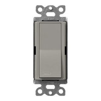 Lutron SC-1PS-CS Claro Single Pole; On / Off Rocker Switch; 15A; Satin Finish; Cobblestone