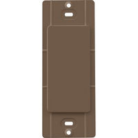 Lutron SC-BI-EP Blank Insert for Claro Wall Plates; Fits Decorator-Style Openings; Espresso