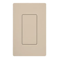 Lutron SC-BI-TP Blank Insert for Claro Wall Plates; Fits Decorator-Style Openings; Taupe