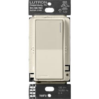 Lutron ST-6ANS-PM Sunnata On / Off Switch; 6A Lighting or 3A 1 / 10HP Motor; Single Pole / Multi-Location; Pumice