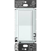 Lutron ST-PRO-N-GL Sunnata Touch Dimmer - LED+ Pro Max; 250W LED / 400W ELV / 400VA MLV; Neutral Required; Multi-Location; 120V; Glacier White