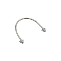 Locknetics DC-PL-20 Light Duty Door Cord with Stainless Steel Silver Cable and Silver Plastic Caps