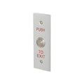Locknetics MPB-100-N Metal Push Exit Button, Narrow