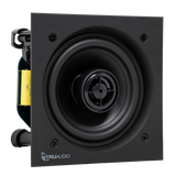 TruAudio LFS 4" high output square in-ceiling speakers. (square)