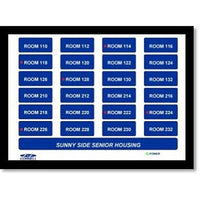 Cornell A-4448-1 Call System Annunciator Easy Label Series from 4 to 48 Zones
