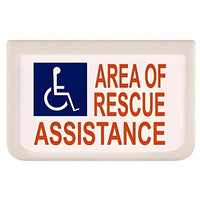 Cornell SN-B42D Electric Rescue Assistance Double-Sided Sign with Battery Backup