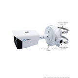 Luminys N3B-4LA2 N3 Series LumiLuxSmart 4MP Bullet IP Camera, 2.8mm Lens, IR and White-Light LEDs, Black