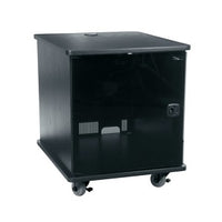 Middle Atlantic MFR-1227GE MFR Series Mobile Furniture Floor Standing Rack, 12U RMS, Grained Ebony Ash