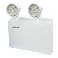 Mircom EL-7062S5 Emergency Light Unit with 2x5W LED Heads, Remore Capable, 12V, 95W
