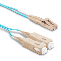 Cleerline CTG-S4E-02LUSU-15m SSF™ OM4 LC/UPC-SC/UPC Patch Cord 2.0mm 15m