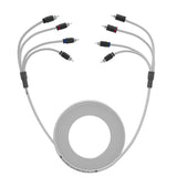 RCA Marine Grade Tinned 100% Copper OFC 25 Feet / 4 Channel - WHITE