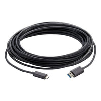 Vaddio USB 3.2 Gen 2x1 Type Male to Type Male Active Optical Cable, Plenum Rated, 30m, Black (440-1007-030)